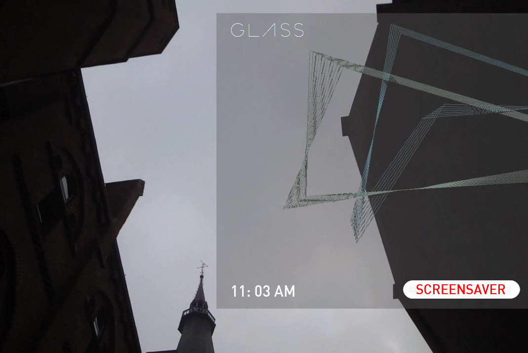 Google Glass screensaver